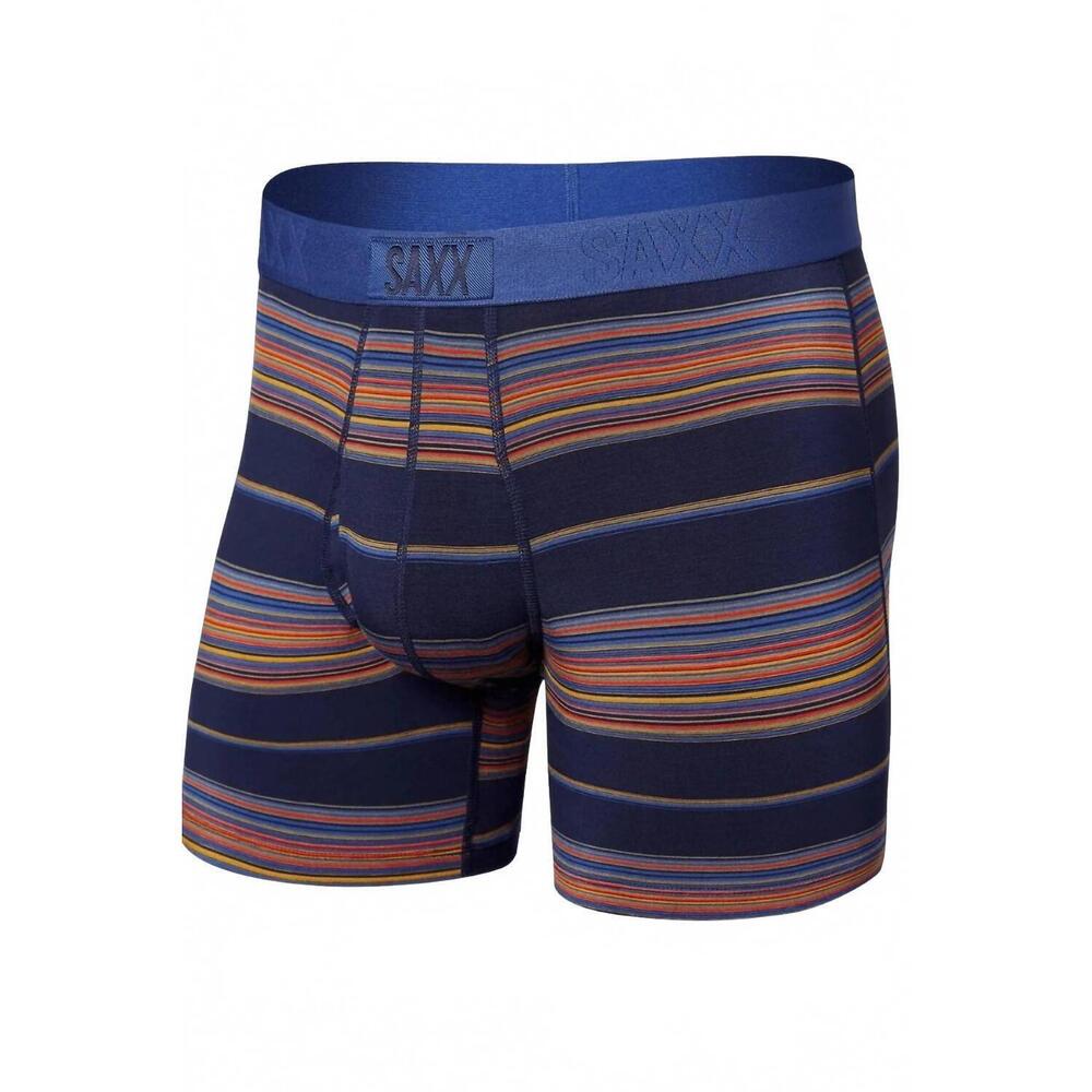 NEW SAXX men's ultra super soft boxer brief in horizon stripe